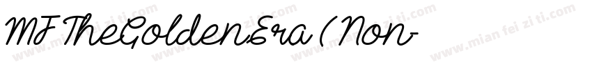 MF TheGoldenEra (Non字体转换